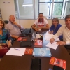 Dra Jussara, Dr. Ferelle, Dr. Eli, Dra Carmen e Dr. Edison participaram da reunião no CRO/PR.